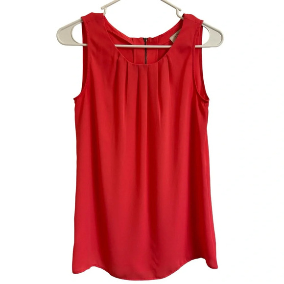 Ann Taylor Loft Women’s Size XS Sleeveless Chiffon Tank Top Blouse Set Of 3 - Picture 3 of 10